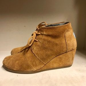 TOMS Wedge Booties